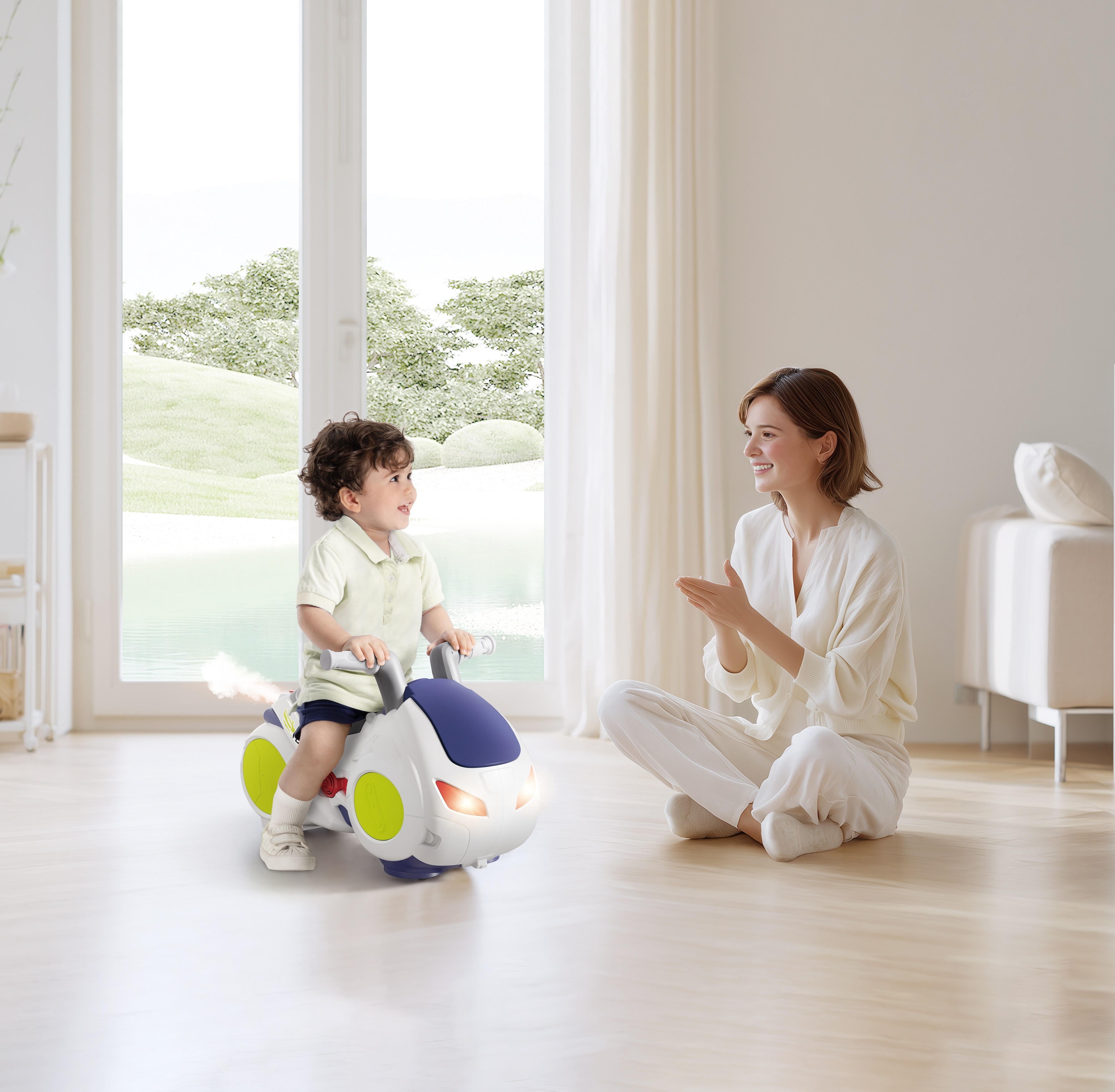 Παιδική μοτοσυκλέτα με φώτα, μουσική και ήχους 