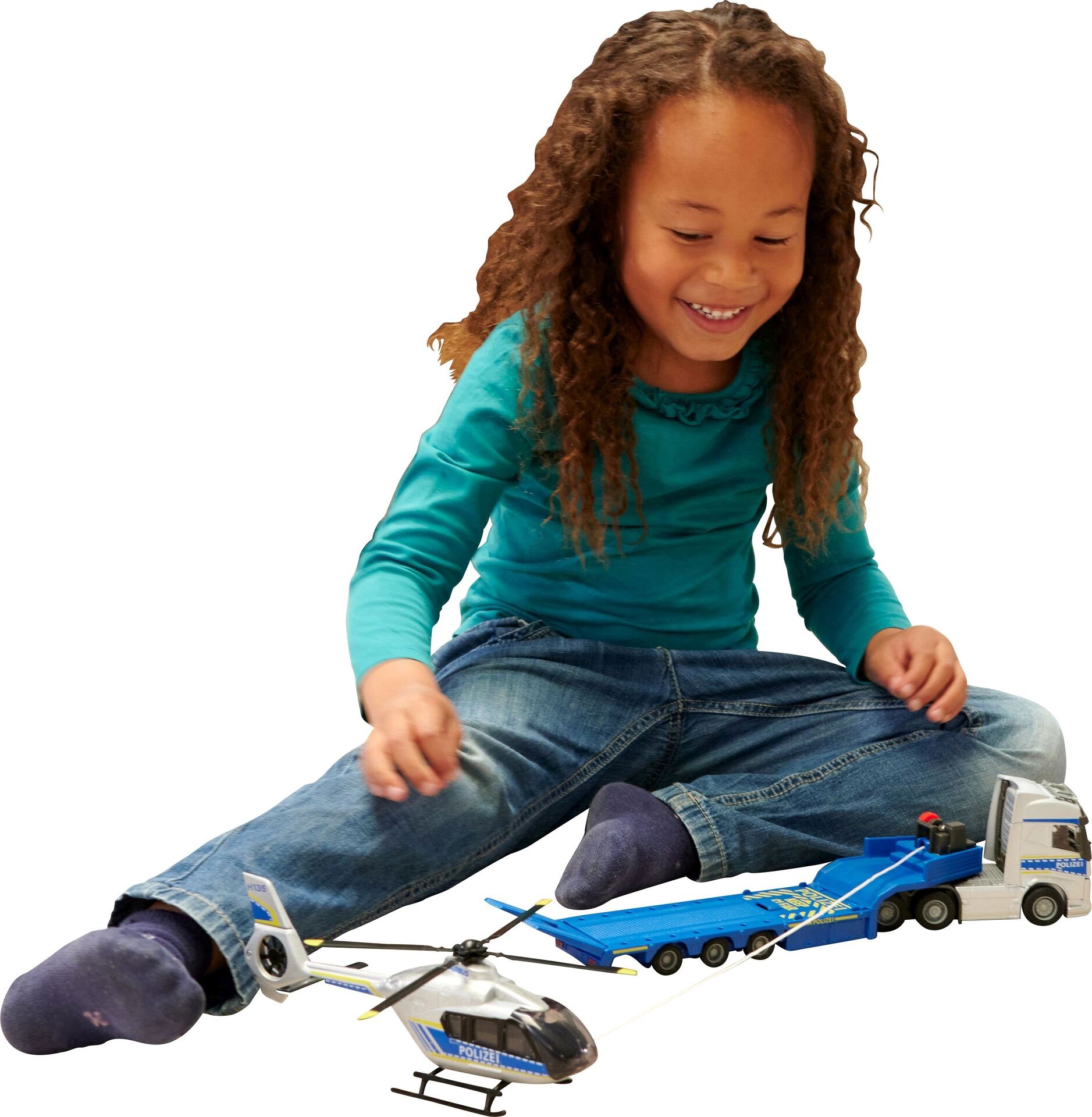 Αστυνομικό Φορτηγό FH-16 + Ελικόπτερο