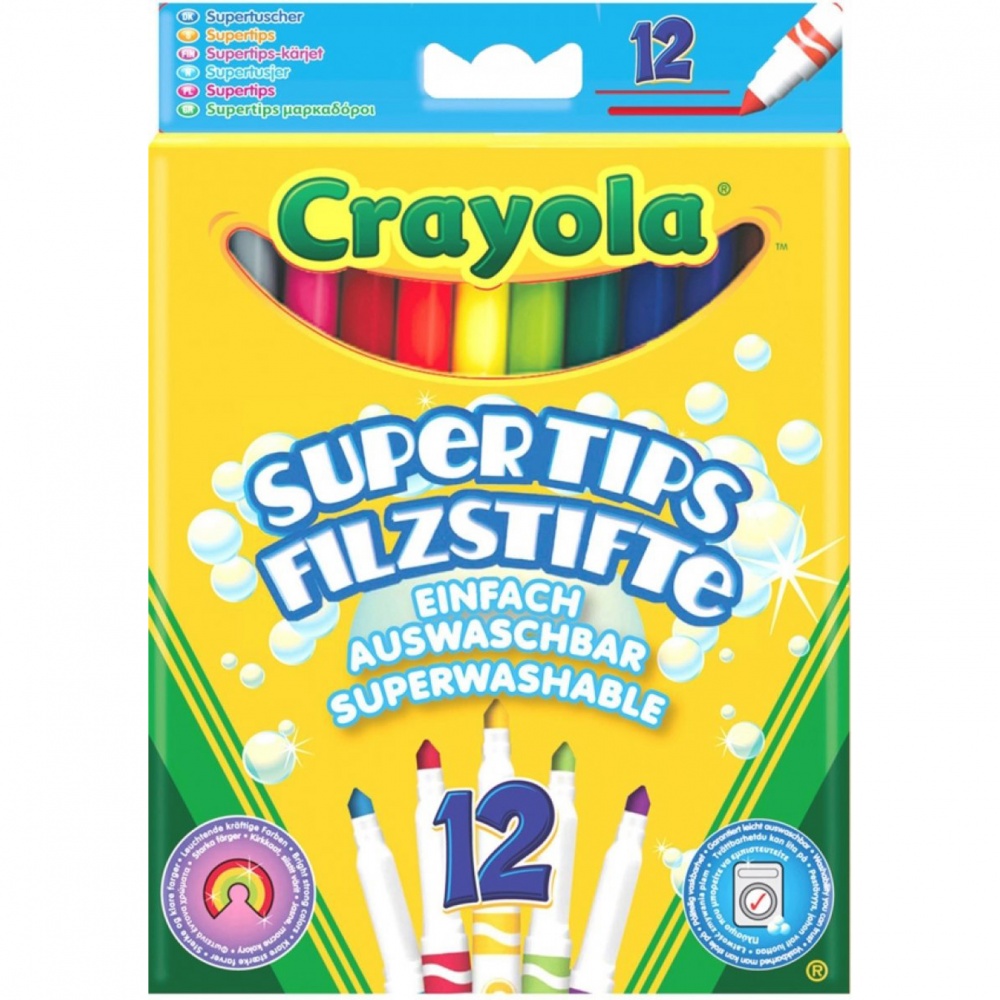 Μαρκαδόροι Crayola 12τεμ 