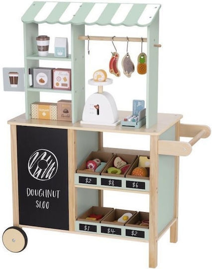 Ξύλινο μαγαζάκι με προϊόντα Tooky Toys