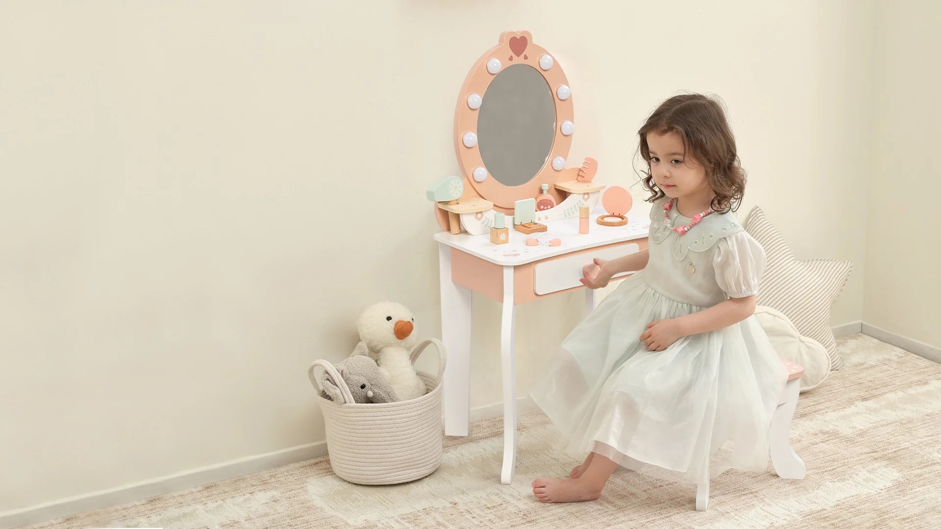 Μπουντουάρ παιδική με φως Tooky Toys