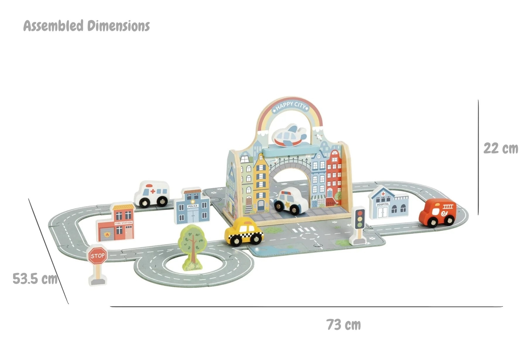 Ξύλινη Πόλη  Tooky Toys