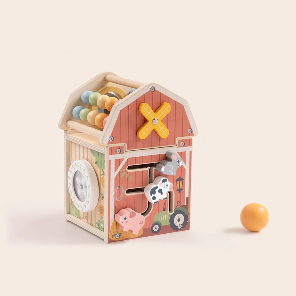 Ξύλινο αγροτόσπιτο δραστηριοτήτων Tooky Toys