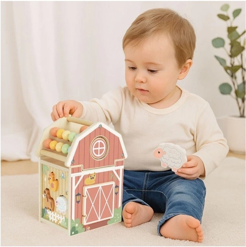 Ξύλινο αγροτόσπιτο δραστηριοτήτων Tooky Toys