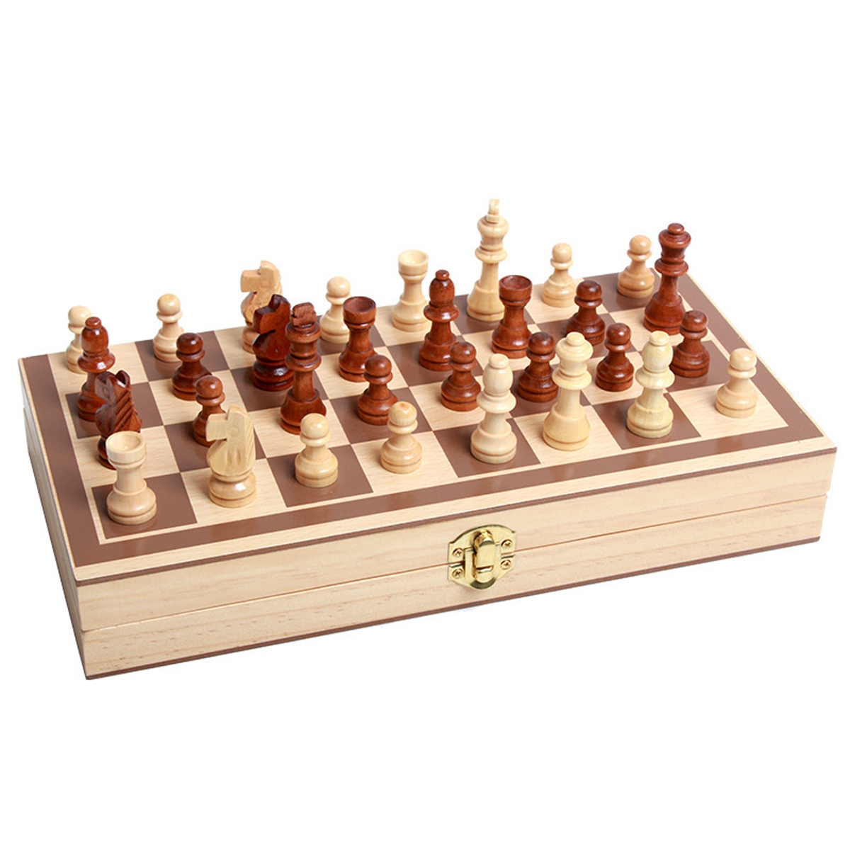 Σκάκι ξύλινο ταξιδίου 25Χ25εκ.