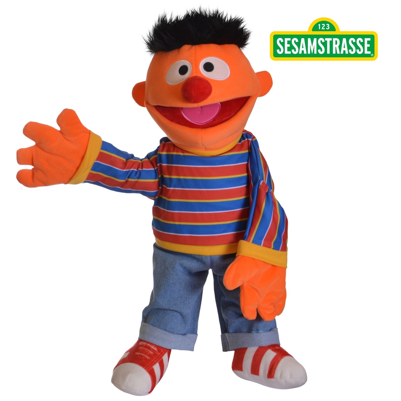 Κούκλα κουκλοθεάτρου -Ernie Sesame Street 65εκ,