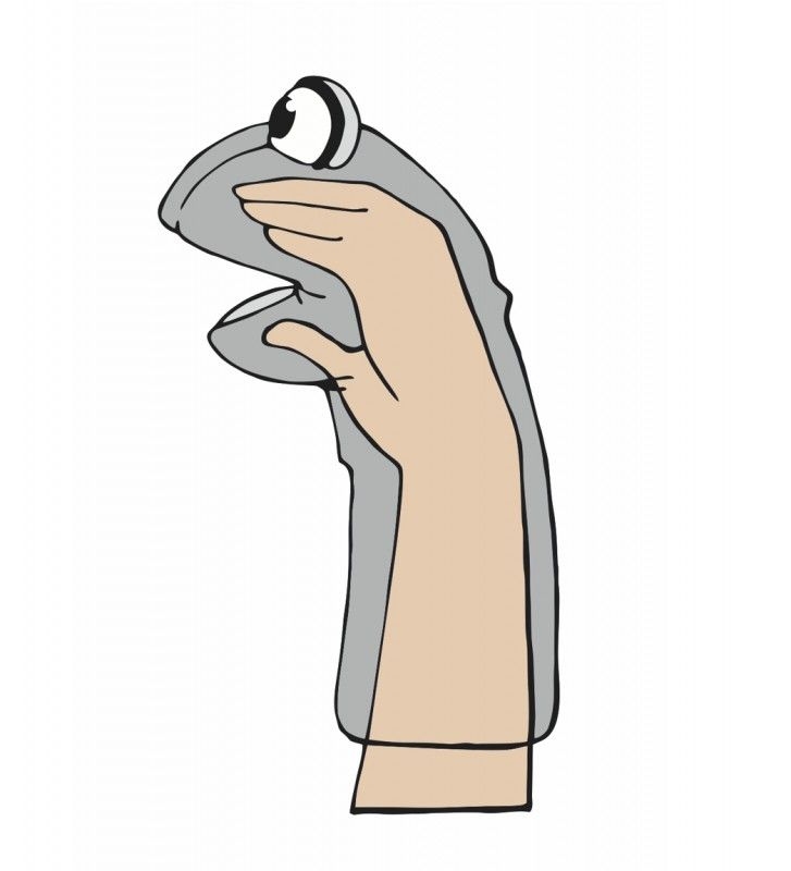 Κούκλα κουκλοθεάτρου Monster -SesameStreet-45εκ