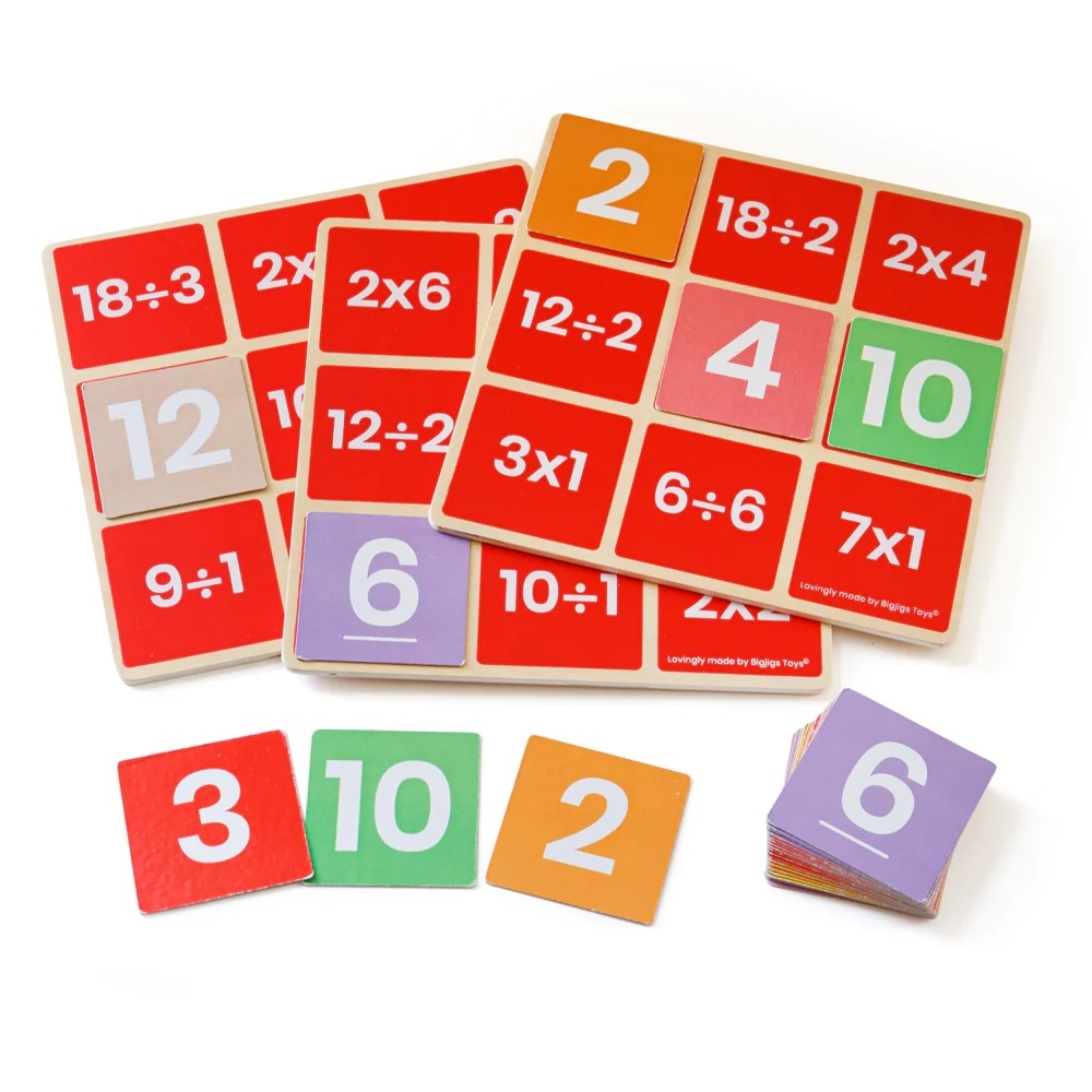 Bingo Μαθηματικό - Πολλαπλασιασμός & διαίρεση