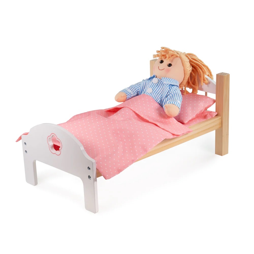 Κρεβάτι κούκλας ξύλινο 
