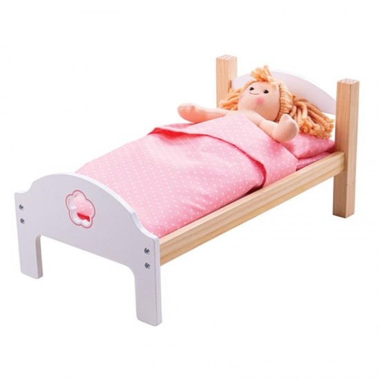 Κρεβάτι κούκλας ξύλινο 