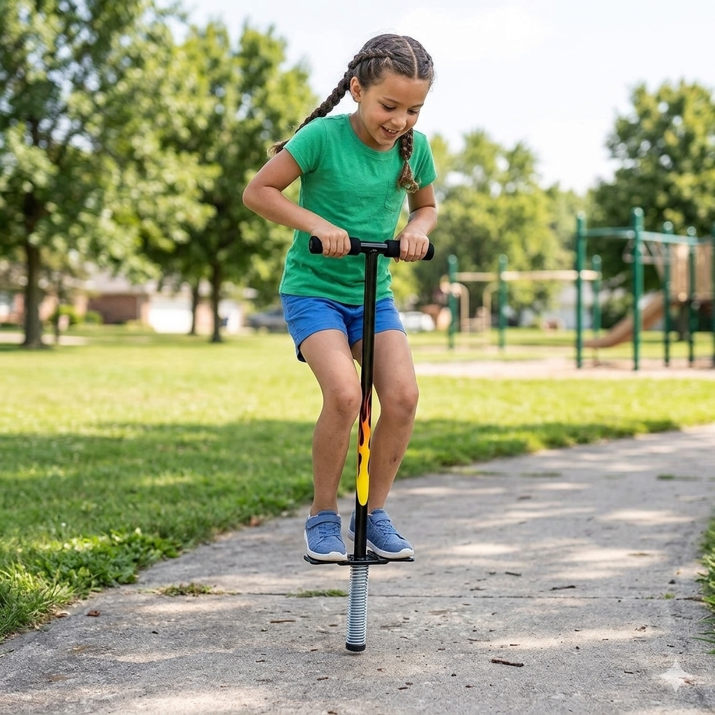 Pogo Stick Άξονας για άλματα