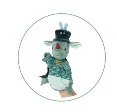 Κούκλα κουκλοθεάτρου - Δράκος ο Μάγος