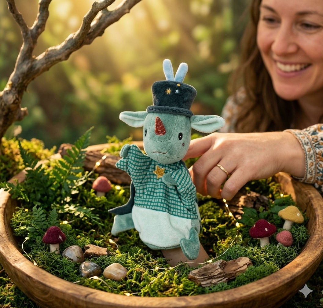 Κούκλα κουκλοθεάτρου - Δράκος ο Μάγος