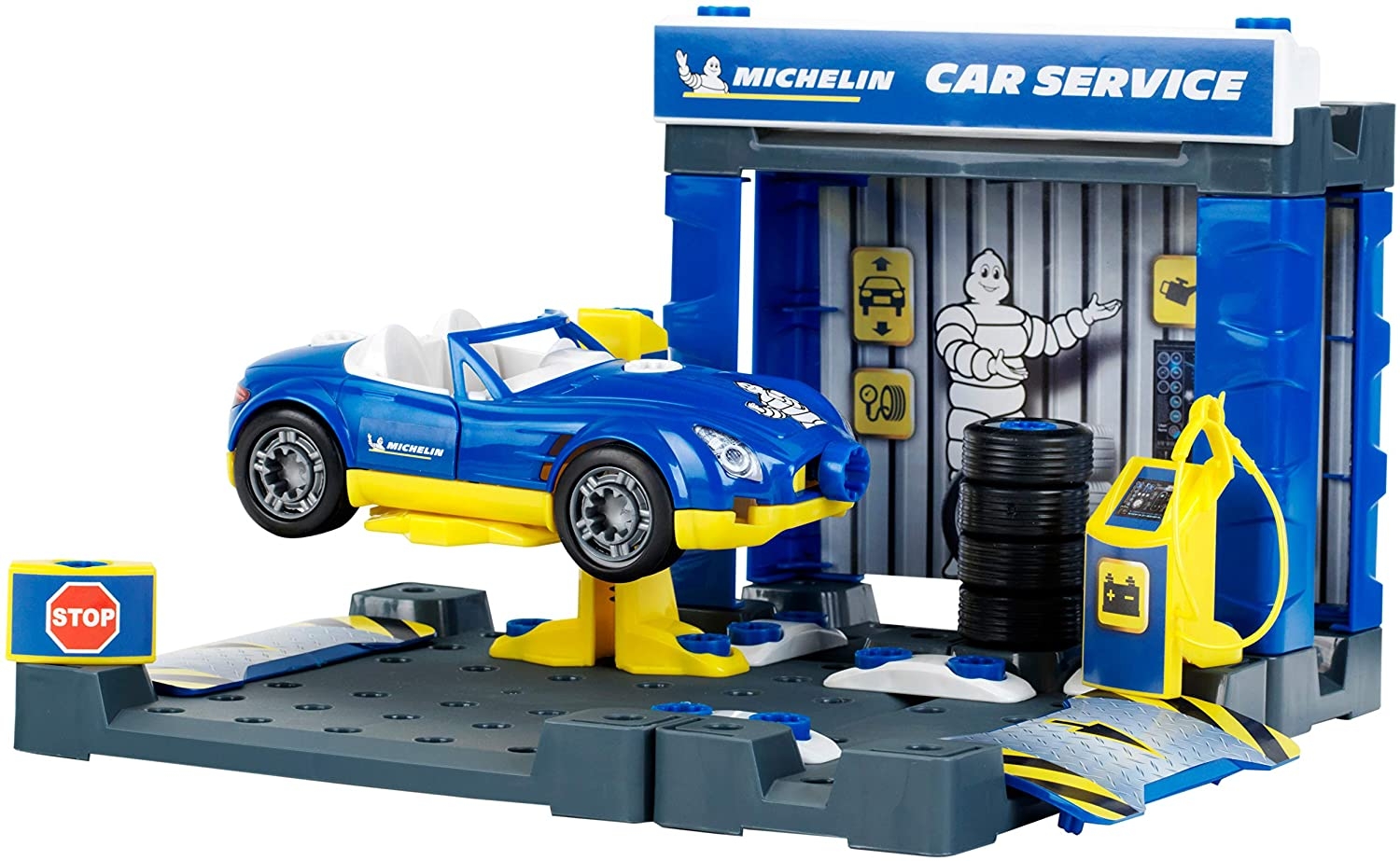 Συνεργείο Michelin με αυτοκίνητο