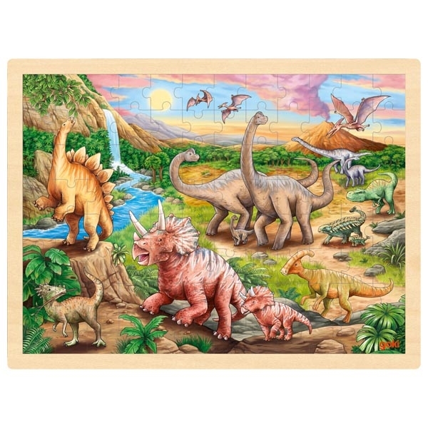 Παζλ ξύλινο - Κοιλάδα Δεινοσαύρων 96τεμ