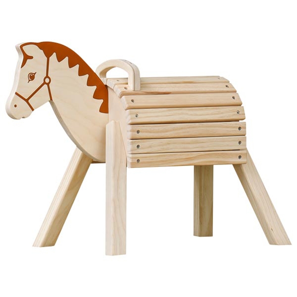 Άλογο σταθερό ξύλινο 