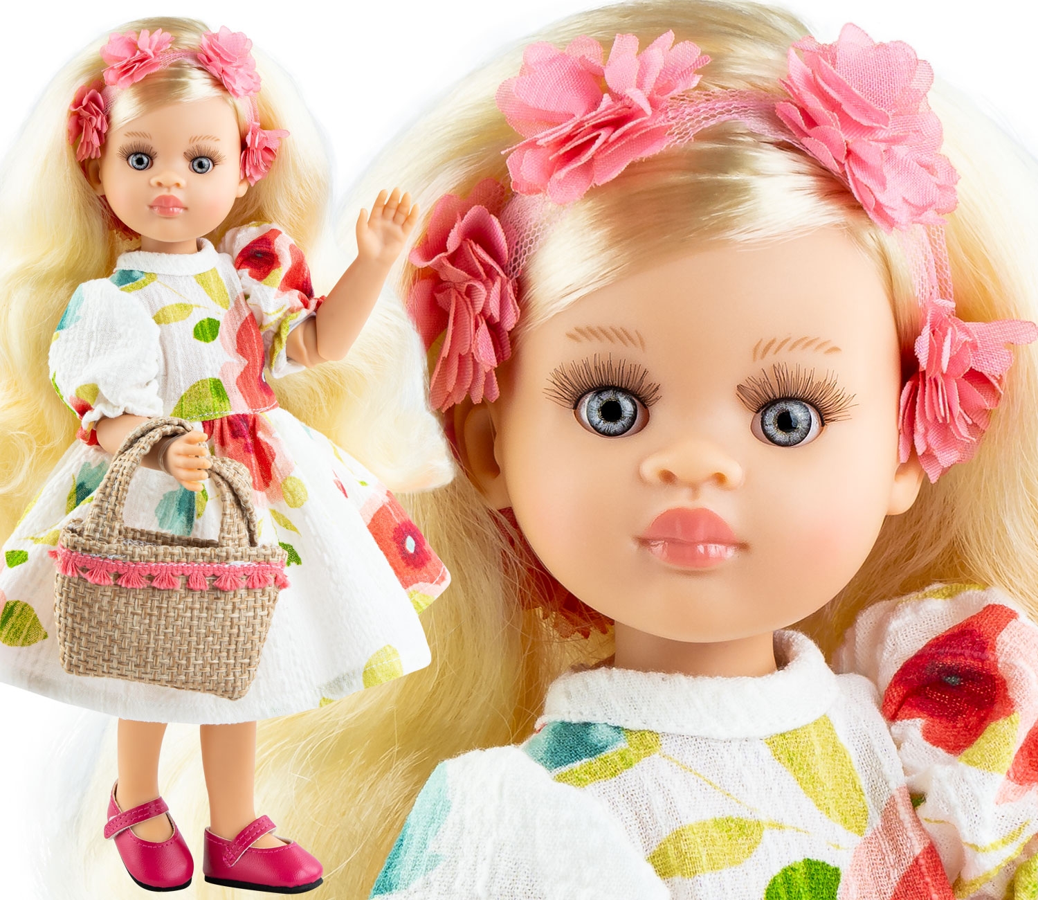 Κούκλα PaolaReina - Concha  32εκ. με αρθρώσεις 
